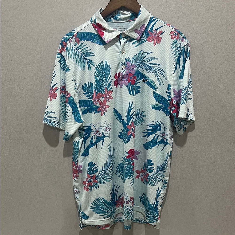 Vineyard Vines OTG Santaky Polo size L